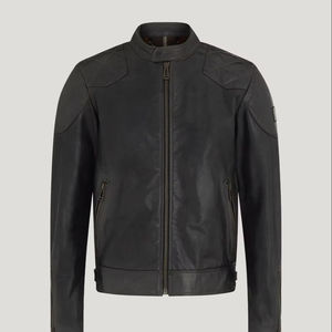Chaqueta de Cuero PU Premium de Última Tendencia para Hombre, Moda Casual, Ropa Exterior para Motocicleta, Venta al por Mayor 2026 - Product Image 1