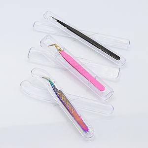 Hand Tasted Lash Extension Twezeer High Quality Curves <b>Eyelash</b> <b>Tweezer</b> Custom Logo Straight Pointed <b>Tweezer</b> - Product Image 1