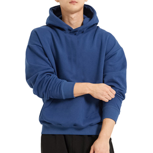 Sweat à capuche pour homme de qualité supérieure, 100% coton biologique, molleton épais, style streetwear hip hop, grandes tailles - Product Image 2