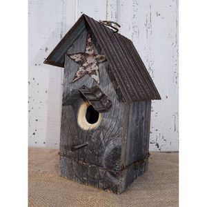 Casas para Pájaros, las Más Vendidas, Hechas a Mano en India, Modernas, para Jardín Exterior, de Metal, Estilo Rústico Natural, Muebles para Mascotas - Product Image 2