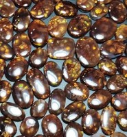 Cabochon d'agate de feu mexicaine en gros – Pierre précieuse naturelle non montée avec effet de feu vif pour bagues et pendentifs – Qualité supérieure mexicaine