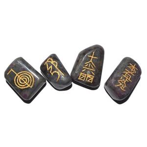 Artisanat en pierres semi-précieuses, pierre de rubis de guérison, ensemble de Reiki Usui - Product Image 1