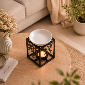 Quemador de aceite de madera y cerámica de moda |   Quemador de Incienso Bakhoor Hecho a Mano para Ramadán y Eid, Decoración para el Hogar, Regalo, Accesorios - Product Image 4