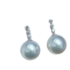Pendientes de Perlas Naturales Edison de 11-12 mm, Grandes, Blancas, Finas, Colgantes, con Efecto Espejo, Joyería, Perla Blanca Grande de 11-12 mm, Perla Blanca Grande de 11-12 mm - Product Image 5
