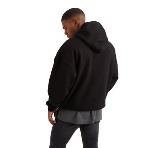 Ensemble de survêtements unisexes vintage d'hiver personnalisés, best-sellers, avec sweat à capuche uni, 100 % coton 200g, impression silicone - Product Image 5