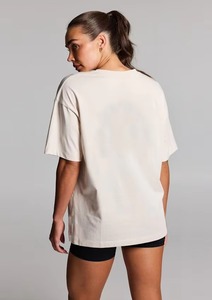 เสื้อยืดแฟชั่นผู้หญิง แขนสั้น คอกลม ผ้าฝ้าย 100% ระบายอากาศดี เป็นมิตรกับสิ่งแวดล้อม แห้งเร็ว คุณภาพสูง เหมาะสำหรับใส่ลำลองในฤดูร้อน - Product Image 3
