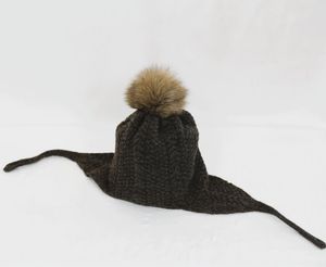 Chapeau en laine de trappeur durable |   Bonnet éthique de fabrication mongole nomade | Bonnet bio pour animaux de compagnie avec oreilles et pompon - Product Image 1