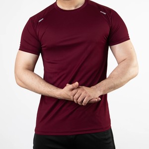T-shirt décontracté pour homme en coton 100% à col rond, coupe classique, manches courtes, respirant et à séchage rapide - Product Image 2