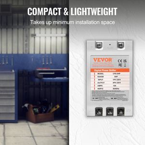 Convertidor de Fase Digital Monofásico a Trifásico de 5HP 15A 220V para Uso Residencial y Comercial Ligero - Product Image 3