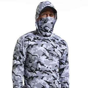 Hoodie de pêche haute performance en polyester à séchage rapide, imprimé par sublimation sur mesure, avec protection solaire UPF 50 - Product Image 2