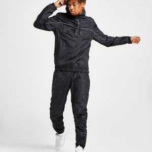 Conjunto Deportivo para Hombre 2026 Arrival, Sudadera con Capucha y Media Cremallera con Logotipo Personalizado, Felpa Técnica de Poliéster, Dos Piezas - Product Image 1