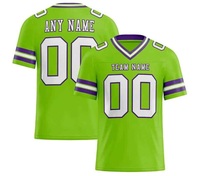 Maillot de football américain pour homme de qualité supérieure, 100% polyester, respirant, séchage rapide, sans manches, personnalisable pour équipe