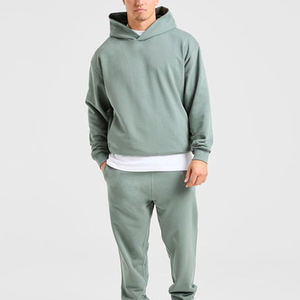 Sweat à capuche oversize léger pour homme 2025, en coton, avec broderie personnalisée, style décontracté - Product Image 1