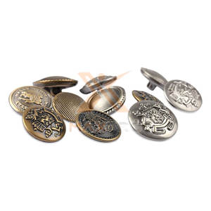 Botones de Hierro para Uniformes Ceremoniales de Nuevo Diseño con Bajo MOQ, Botones de Hierro para Uniformes Ceremoniales de Marca Privada - Product Image 3