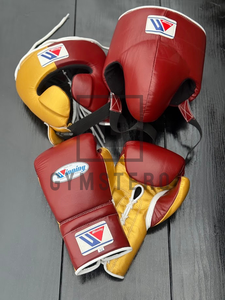Guantes de Boxeo Profesionales de Cuero Hechos a Medida de Alta Calidad, con Correa Ajustable en la Muñeca y Cierre de Cordones - Product Image 2