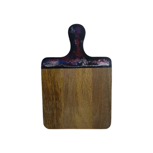 Planche à fromage en bois d'acacia et résine de qualité supérieure avec crochet de suspension pour la maison et l'hôtel au meilleur prix - Product Image 1