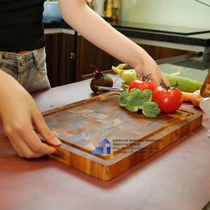 Planche à découper en bambou de qualité supérieure, écologique, antibactérienne, durable, pour la cuisine et la maison, Vietnam - Product Image 6