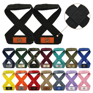 Sangles de musculation confortables en nylon pour le soutien des poignets, idéales pour la musculation, le powerlifting et le fitness – Vente chaude - Product Image 1