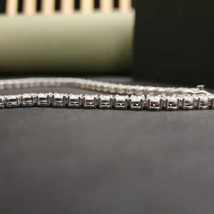 Chaîne cubaine unisexe en argent sterling 925 plaqué argent, maillons de 5 mm, diamant de laboratoire, bijoux hip-hop pour fête, cadeau - Product Image 5