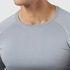 Customized Your Own Logo <b>Men</b> <b>Compression</b> <b>Shirts</b> Quick Dry Breathable Eco-Friendly Spandex/Polyester Long Sleeves High Quality - Product Image 5
