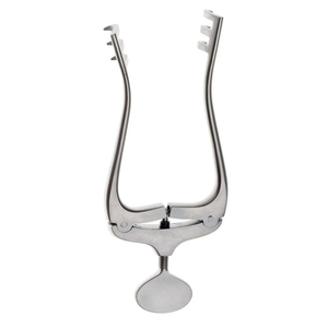 Retractor Jansen Premium - Retractor de Acero Inoxidable Reutilizable con Puntas Dentadas para Mastoides y Sitios Pequeños - Product Image 1