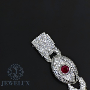 High Quality Moissanite Diamond Tennis Bracelet <b>Iced</b> <b>Out</b> Hip Hop Jewelry for Men and Women Custom Gold Silver Plated <b>Chain</b> - Product Image 3