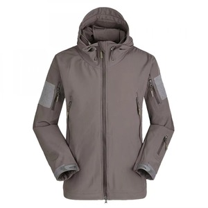 Veste Softshell Homme 3 couches, coupe-vent, résistante à l'eau, veste de travail professionnelle, vert bouteille, logo personnalisé OEM - Product Image 6