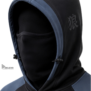 Sudadera con Capucha Balaclava Personalizada de Alta Calidad para Hombre, Sudadera con Bloques de Color Estilo Techwear, con Bolsillo con Cremallera, Cualquier Talla/Color - Product Image 3