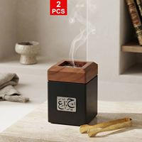 Brûleur d'encens en métal, diffuseur aromatique pour Bakhoor et parfums, utilisation toute saison, support décoratif d'aromathérapie