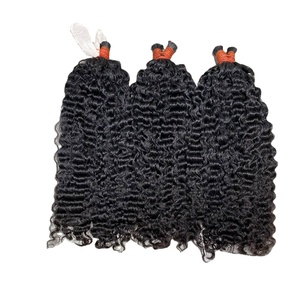 Extensiones de cabello humano sin procesar de alta calidad 100%, cutícula alineada, cabello virgen rizado Birmano para mujeres negras - Product Image 4