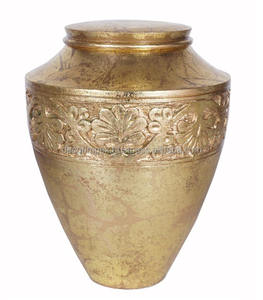 Urne funéraire moderne et unique en laiton fait main, écologique, pour cendres humaines - par Decor Imex - Product Image 6