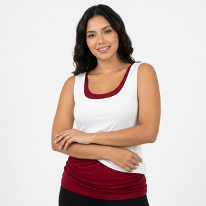 <b>Women</b> Loose Fit Sleeveless <b>Tank</b> <b>Top</b> Lightweight Breathable Summer Fitness Shirt Yoga Exercise Casual Daily Wear Custom OEM - Product Image 3