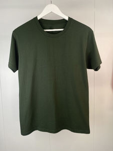 Camiseta de Algodón Lisa para Hombre, Ligera, Transpirable, de Manga Corta, Cuello Redondo, Informal, para Uso Diario, para Impresión, Venta al por Mayor - Product Image 1