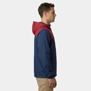 Men Color Block Hooded Windbreaker <b>Jacket</b> <b>Lightweight</b> Full Zip Waterproof Casual Outdoor <b>Running</b> Sports <b>Jacket</b> Custom OEM ODM - Product Image 5