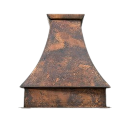 Hotte murale vintage style cheminée en acier inoxydable avec design de cheminée ventilée pour cuisine domestique - Product Image 1