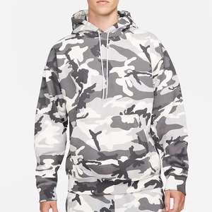 Sweat à capuche en polaire camouflage pour homme, coupe classique, respirant, anti-plis, séchage rapide, avec poches, pour l'automne, tenue décontractée - Product Image 1