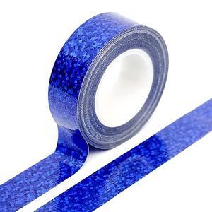 Rubans adhésifs décoratifs scintillants multi-usages en vrac pour projets de bricolage, emballage cadeau et décoration - Product Image 1