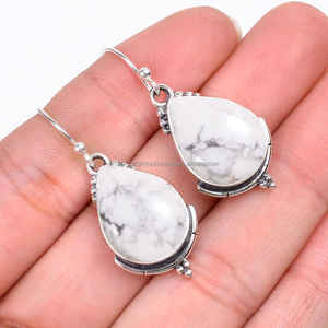 925 boucles d'oreilles en argent Sterling incroyable bijoux Vintage fait à la main élégant boucle d'oreille Top qualité pierres précieuses boucles d'oreilles cadeaux de fiançailles - Product Image 3