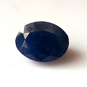 Saphir bleu naturel de Birmanie de 3,95 carats, taille ovale facettée, non chauffé, pierre précieuse en vrac pour la fabrication de bijoux, 7,4x9,8x5,5 mm, pierres de saphir - Product Image 5