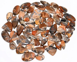 Lote de Cabujones de Jaspe Natural Mixto, Gemas Sueltas Pulimentadas y Lisas, Formas y Colores Surtidos, Piedras de Jaspe de Alta Calidad para Joyería - Product Image 3