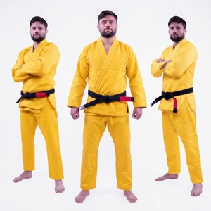 Kimono de Judo et de BJJ Unisexe pour Adultes en Coton Perlé 450 GSM Personnalisé avec Logo Frontal - Product Image 5