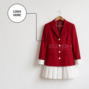 Vestido estilo bata transpirable con logotipo personalizado para mujer, de la hermandad Cosh International Delta Sigma Sorority, con botonadura sencilla y antiarrugas, para otoño. - Product Image 1