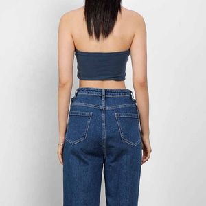 Custom OEM Women's Short <b>Hip</b> Hop Breathable <b>Padded</b> Tube Tops Polyester Cotton Material Hot Sale Made in Pakistan - Product Image 6