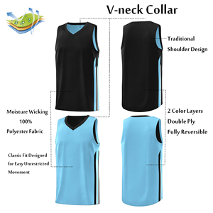 Maillot de basket-ball double face avec short - Product Image 3