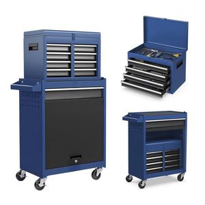 5-Drawer <b>Rolling</b> <b>Tool</b> Chest Enhanced Packaging Detachable Top Metal <b>Tool</b> Box for Garage Work Storage Cabinet - Product Image 1