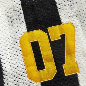 Vintage Striped Knit Sports Jersey for Men Oversized V-Neck Mesh Embroidery Short Sleeve Streetwear T-Shirt - Product Image 4