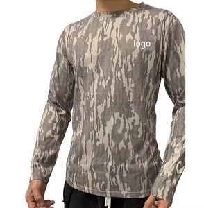 Camisetas Personalizadas para Hombre, Estilo Bottomland, 100% Algodón, Transpirables, Ecológicas, al por Mayor, Camiseta de Camuflaje Bottomland - Product Image 6