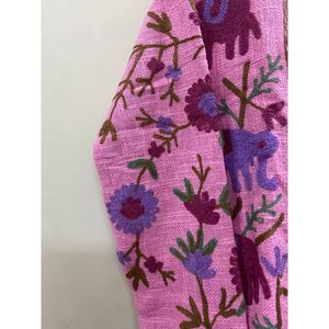 Chaqueta Corta Bohemia de Algodón Suzani con Bordado TNT, Diseño Floral, Resistente al Viento y Transpirable, Regalo para Ella/Mamá - Product Image 2