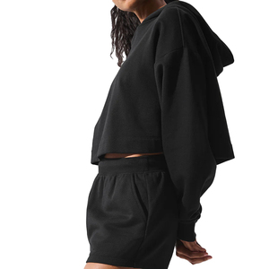 Premium Style Hoodie Women Oversized Pullover Cotton Blend Streetwear OEM Custom Logo Private Label Hoodie Supplier - Product Image 4