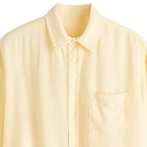 Chemise décontractée pour homme à manches longues en mélange de coton avec poche poitrine, coupe décontractée, pour usage quotidien, personnalisable OEM, vente en gros - Product Image 5